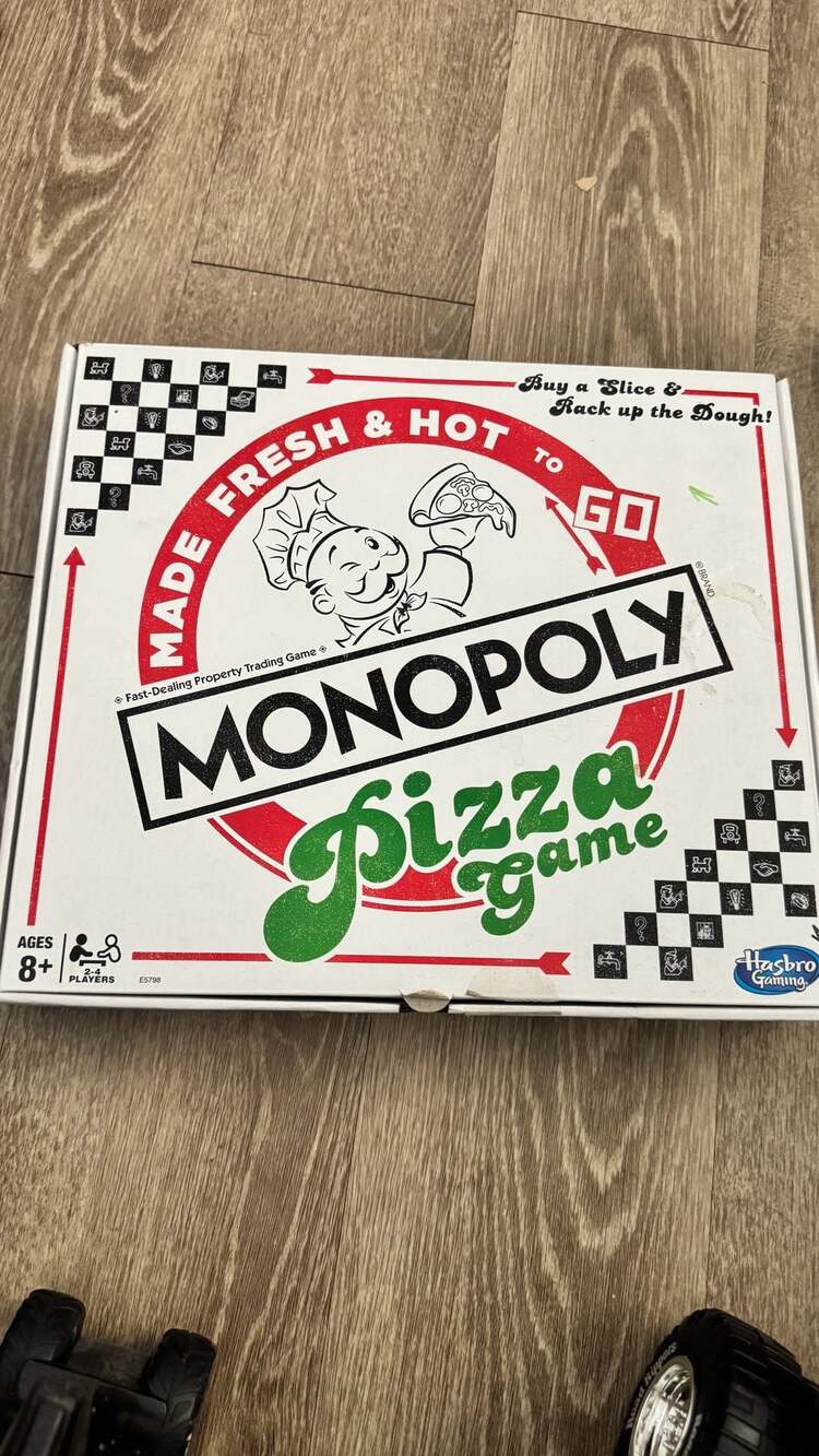 Hasbro Monopoly Pizza Board Game